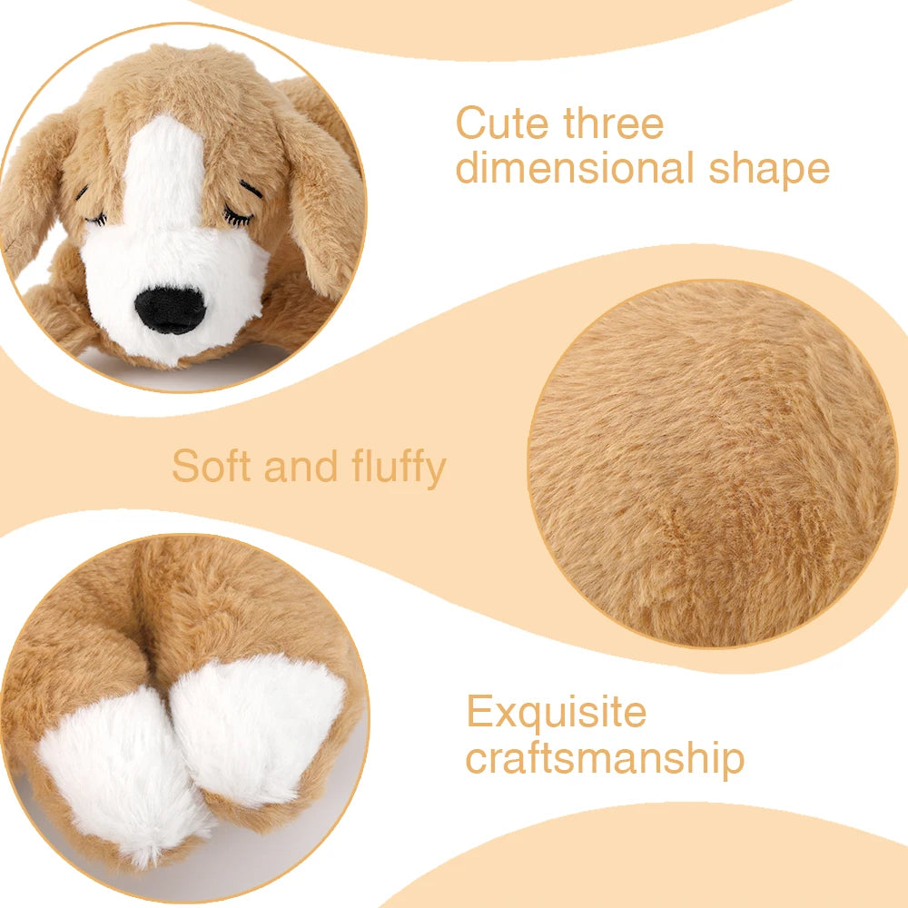 Curved Pillow Heartbeat Dog Toy – Comfort & Training