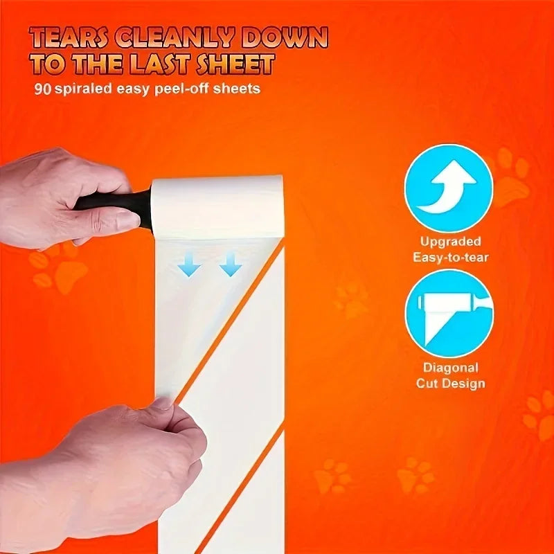 Ultra-Sticky Pet Fur Lint Roller – Furniture & Clothing