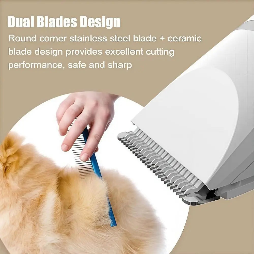 4-in-1 Cordless Dog Grooming Clippers – Low Noise