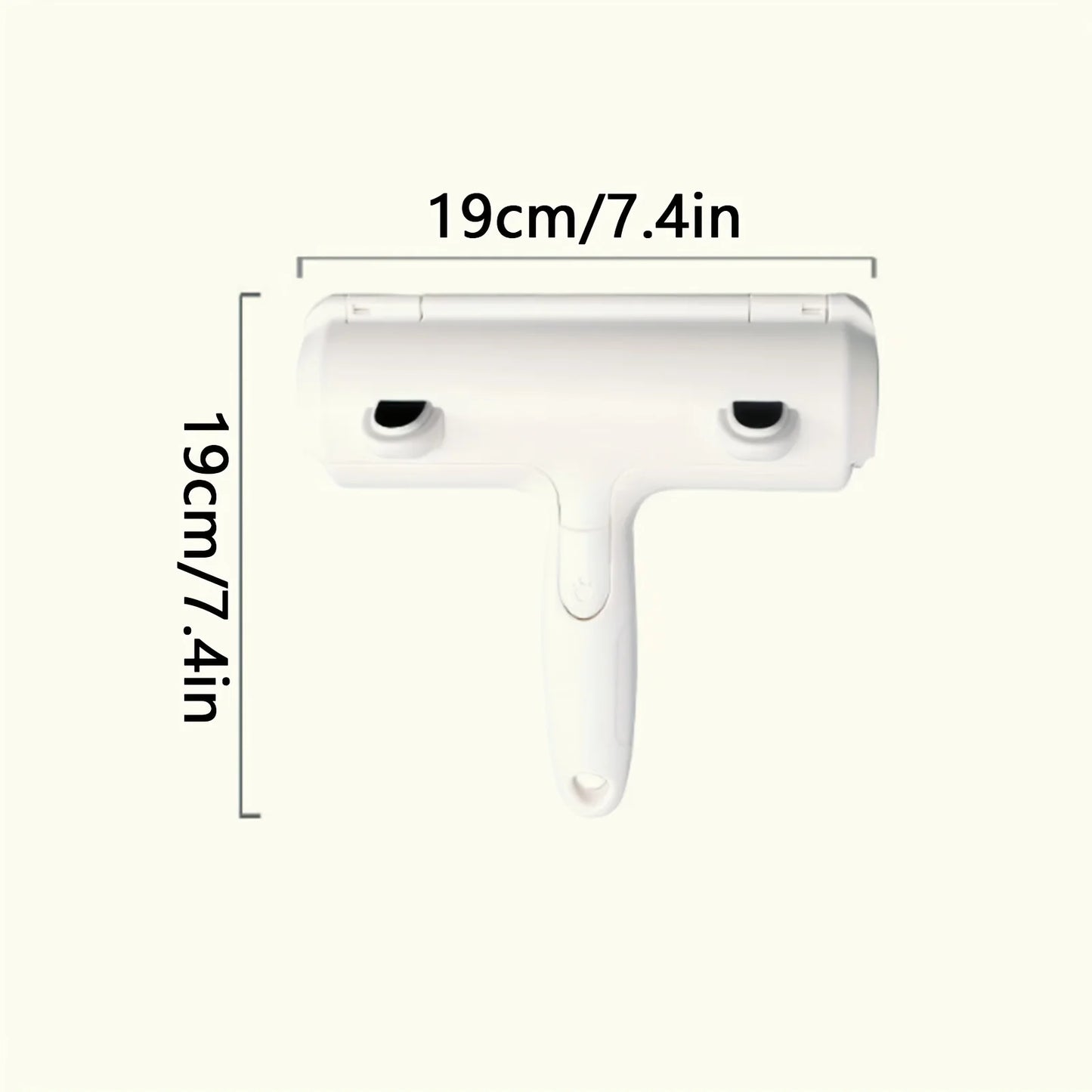 Reusable Pet Hair Remover Roller with Self-Cleaning Base