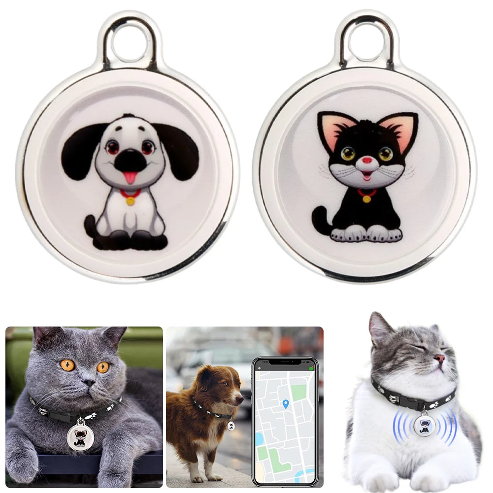 Bluetooth GPS Pet Tracker – Real-Time Locator for Dogs & Cats