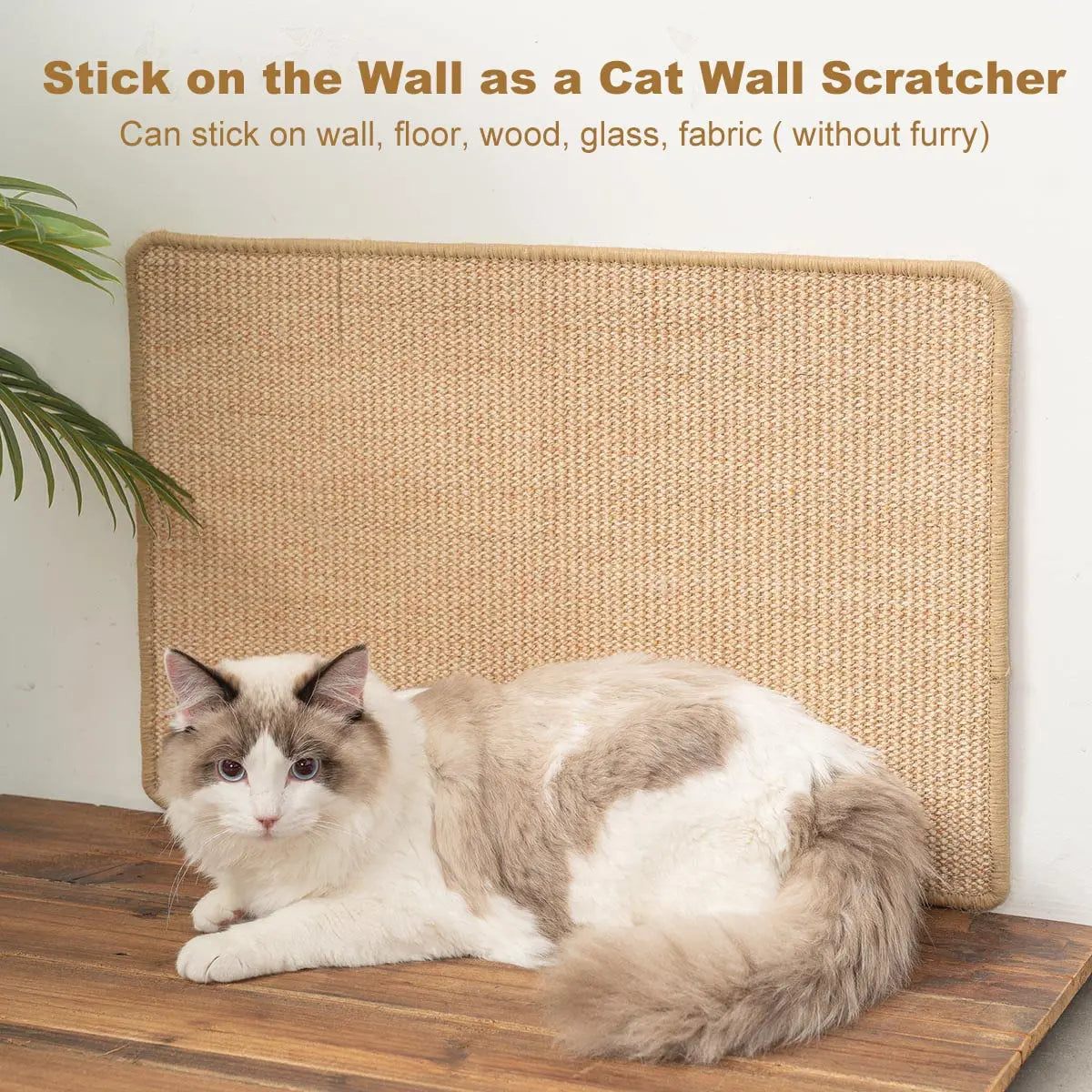Sisal Cat Scratcher Mat & Bed – Furniture Protector for Indoor Cats