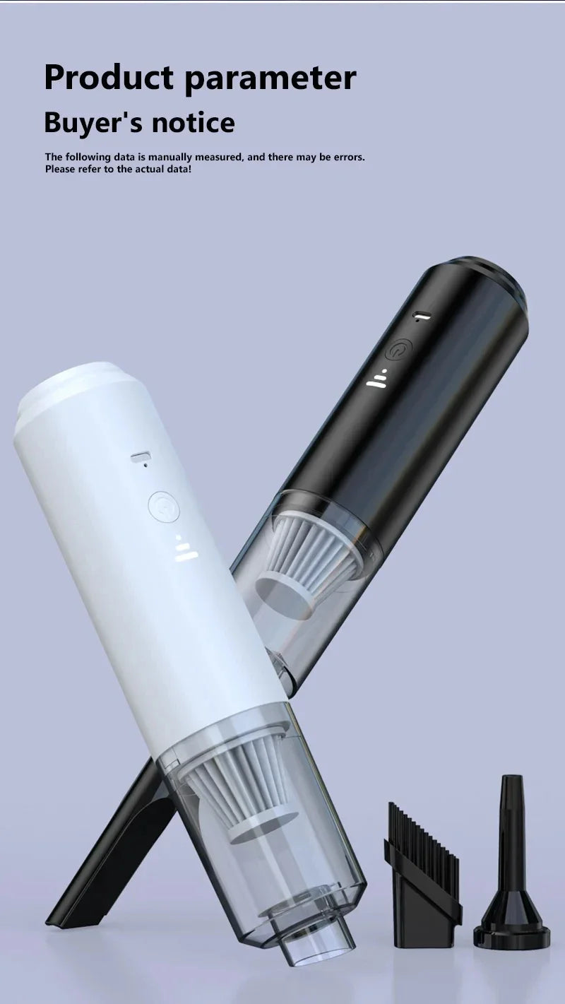 Handheld Pet Hair Vacuum – Rechargeable, Car & Home
