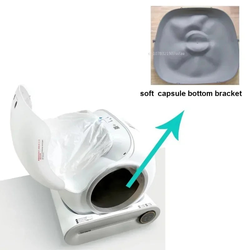 TONEPIE-Cat Litter Box Liners, Garbage Bag, Pull-and-Tie Bags for Easy Clean, Poop Bags, Cat Supplies, 470x450mm