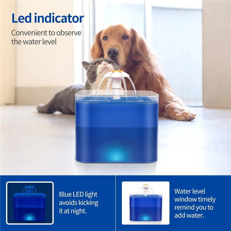 3.5L Auto Pet Feeder & 2L Water Fountain – WiFi App Combo