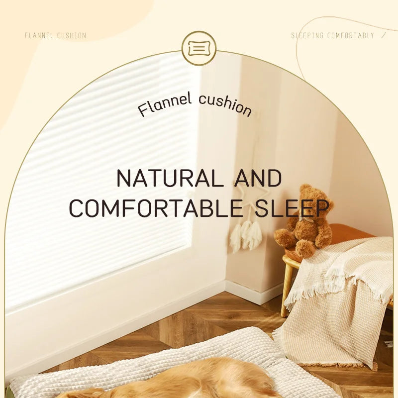 Fleece Dog Sleeping Bed – Detachable, All Sizes