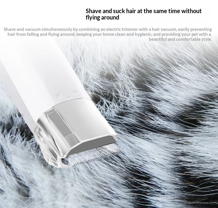 7-in-1 Pet Grooming Vacuum Kit – Hair Trimmer & Suction