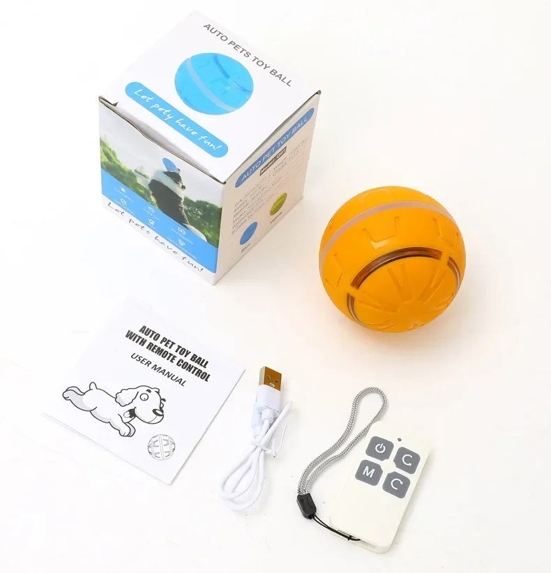 Remote Control Flashing Pet Toy Ball – USB Rechargeable