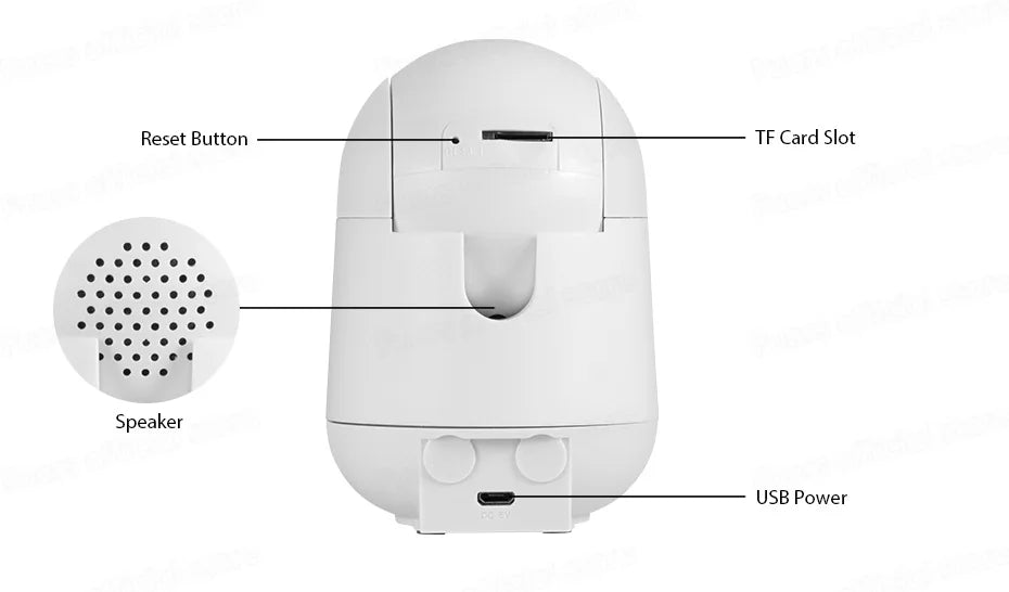 FUERS 4K 8MP WiFi IP Pet Camera Dog Camera Tuya Smart Home Security Wireless Surveillance Camera Baby Monitor Mini Cam