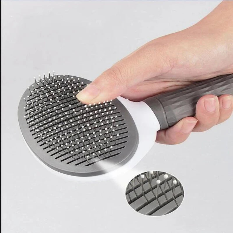 Pet Deshedding Comb – Removes Loose Hair for Cats & Dogs