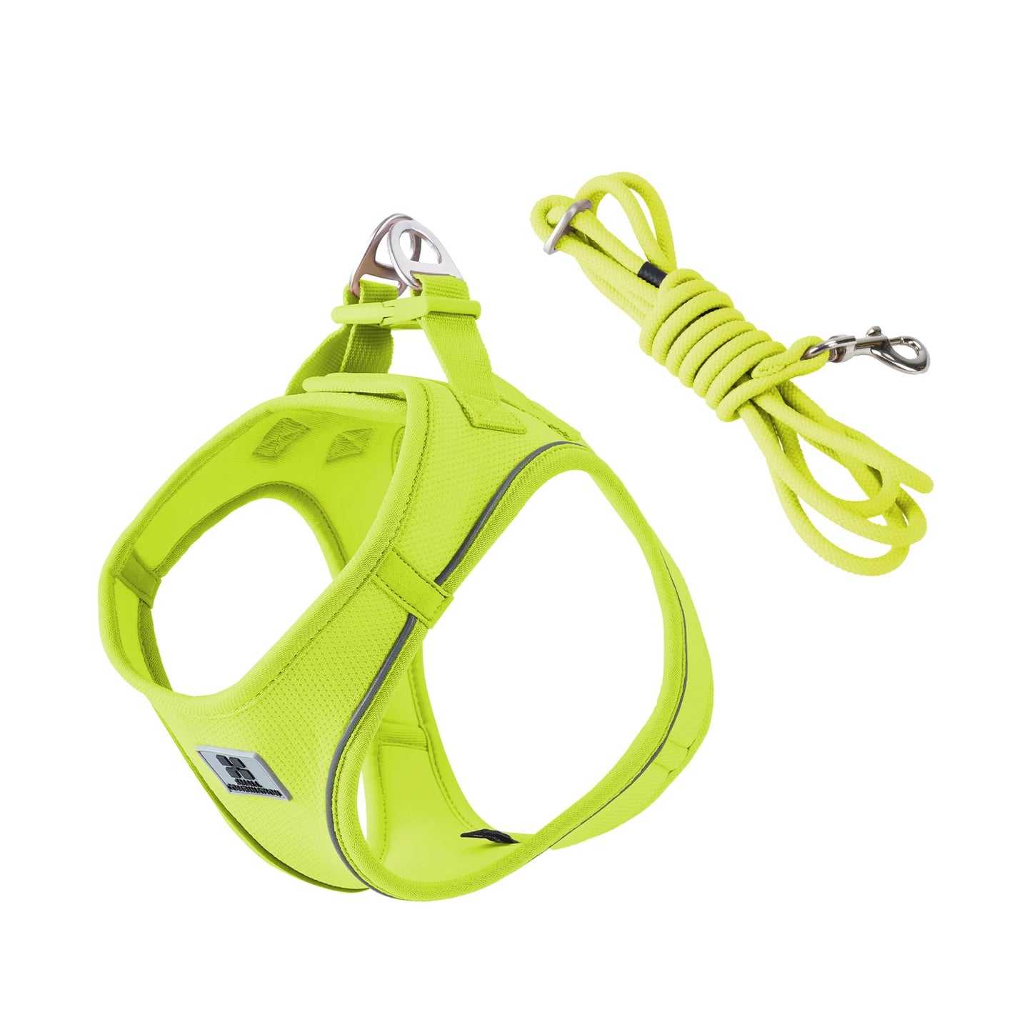 Reflective Dog Harness & Leash Set – Adjustable Vest