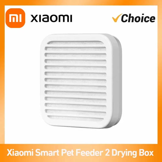 Waggy Tail Xiaomi Smart Pet Feeder 2 replacement desiccant kits with app reminder, three-pack, shown in packaging with desiccant packs.