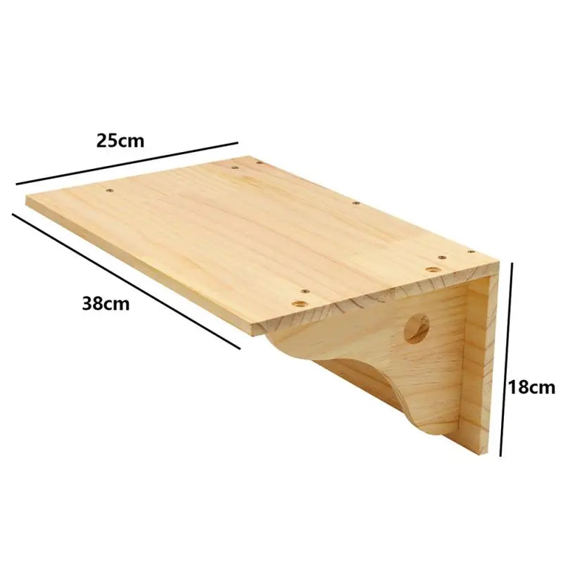 Wall-Mounted Cat Climbing Shelves with Hammock & Steps