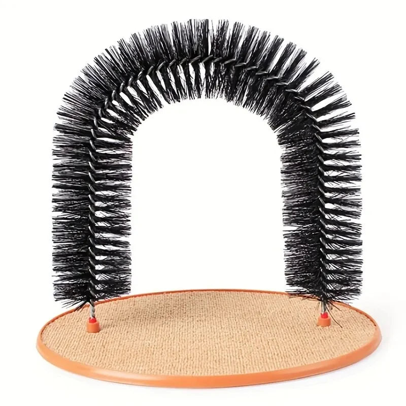Cat Arch Self-Groomer & Scratcher with Massage Brush