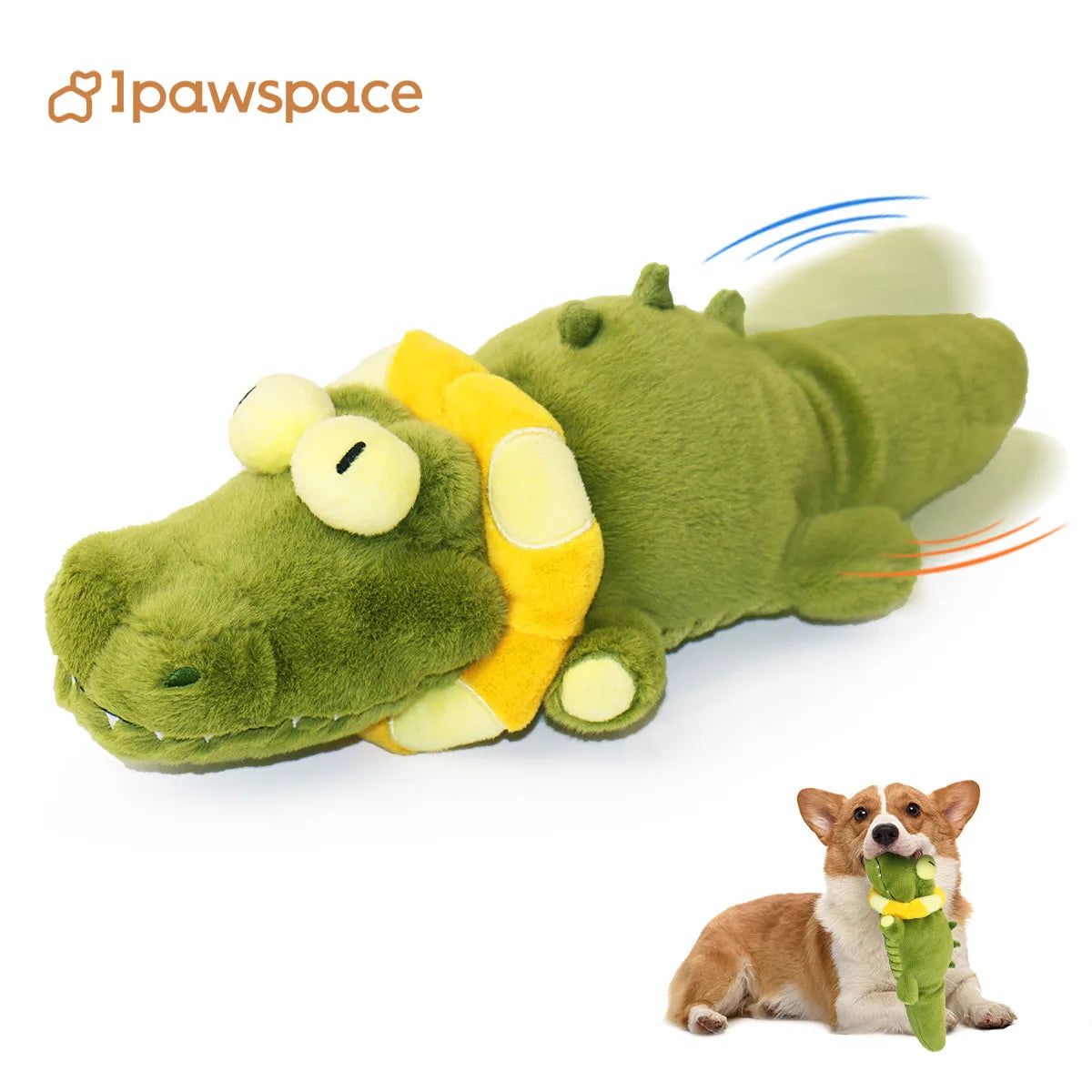 Auto-Flapping Plush Squeaky Dog Toy – Self-Play