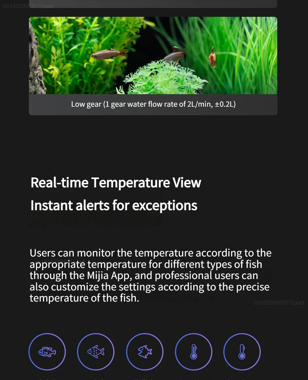 Mijia Smart Fish Tank MYG100 Work with Mijia APP Mobile Controlled Remote Feeding Smart Lighting System Light Aquarium