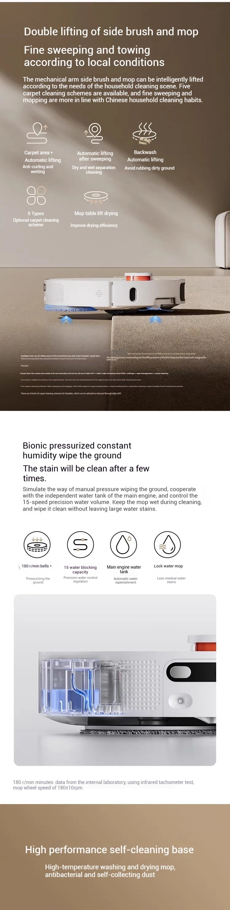 Xiaomi Robot Vacuum for Pet Hair – LiDAR Navigation, Mop & Suction