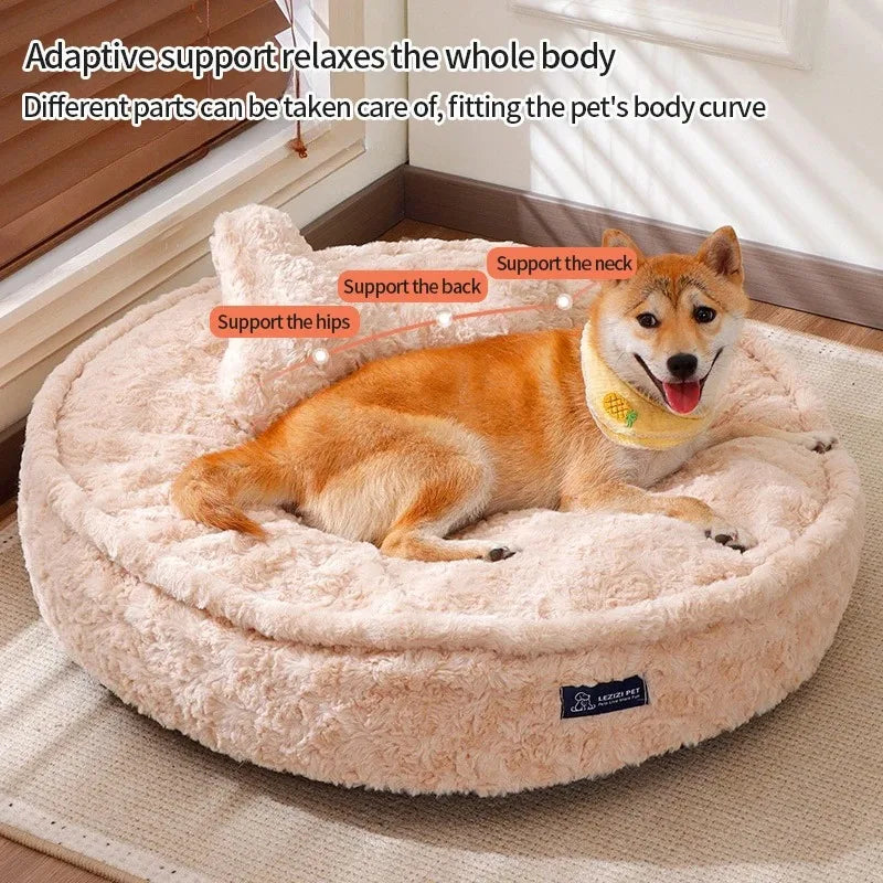 Dog Bed Pet Beds Accessories Supplies Dogs Winter Baskets Fluffy Bedding Warm Mat Sofa Big Accessory Small Breeds Puppy Cats