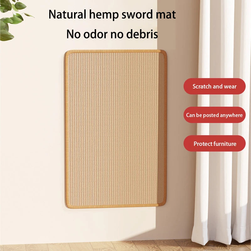Natural Sisal Cat Scratching Mat – Wall, Sofa & Floor