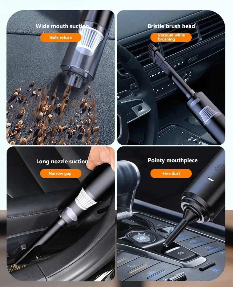 Handheld Pet Hair Vacuum – Rechargeable, Car & Home