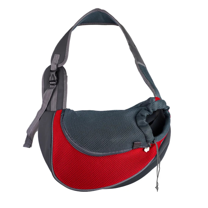 Crossbody Mesh Pet Carrier Sling Bag