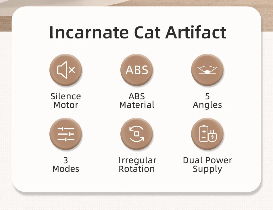 Auto Laser Cat Toy – Handheld Smart LED Teaser