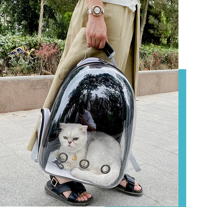Space Capsule Transparent Pet Carrier Backpack