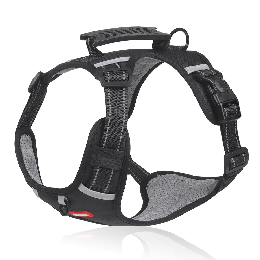 Adjustable Oxford Dog Harness Vest – Reflective Walking