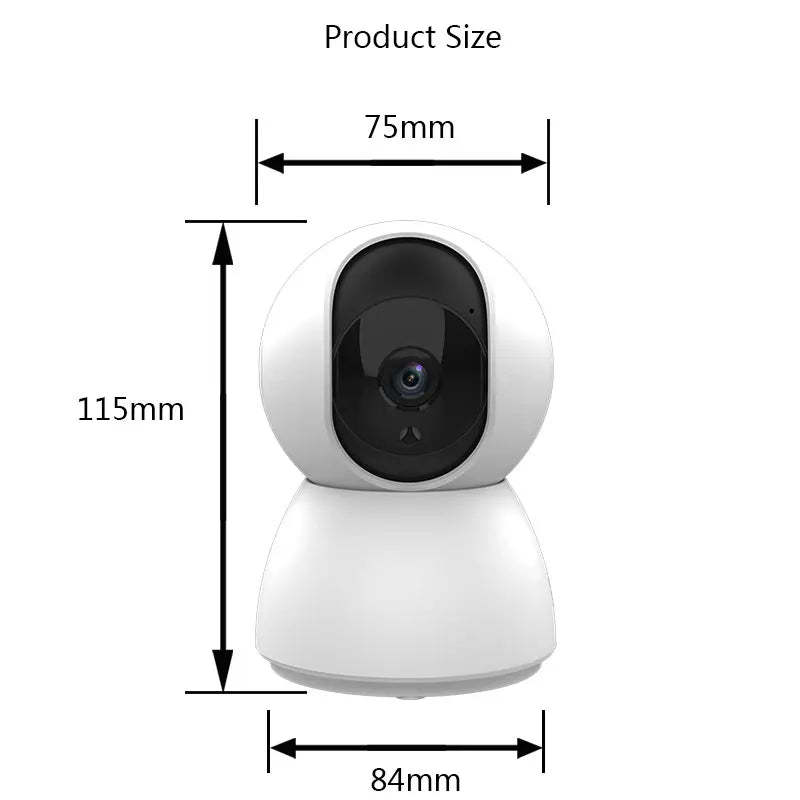 1080P Smart WiFi Pet Camera – Auto Tracking, Indoor Security & Baby Monitor