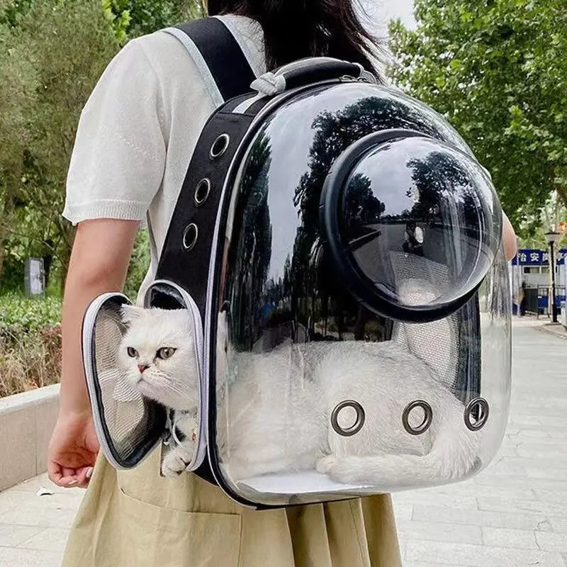 Space Capsule Transparent Pet Carrier Backpack