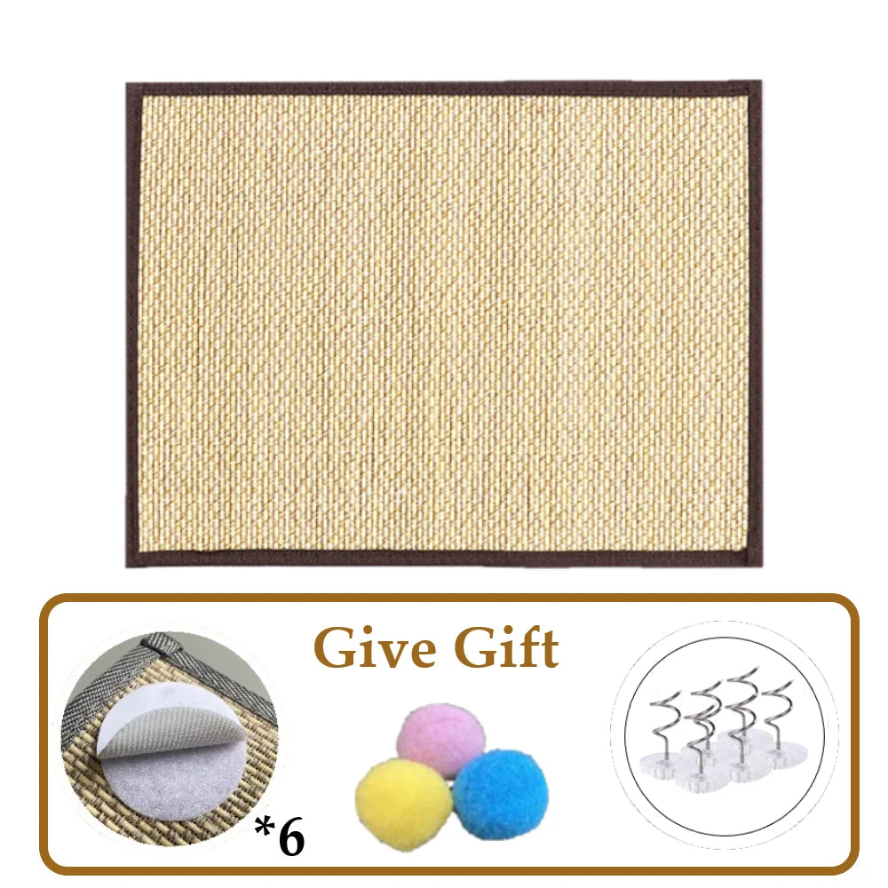 Couch Cat Scratch Protect Mat Cat Scraper for Cats Tree Scratching Post Cat Scratcher Sofa Mats Furniture Protector