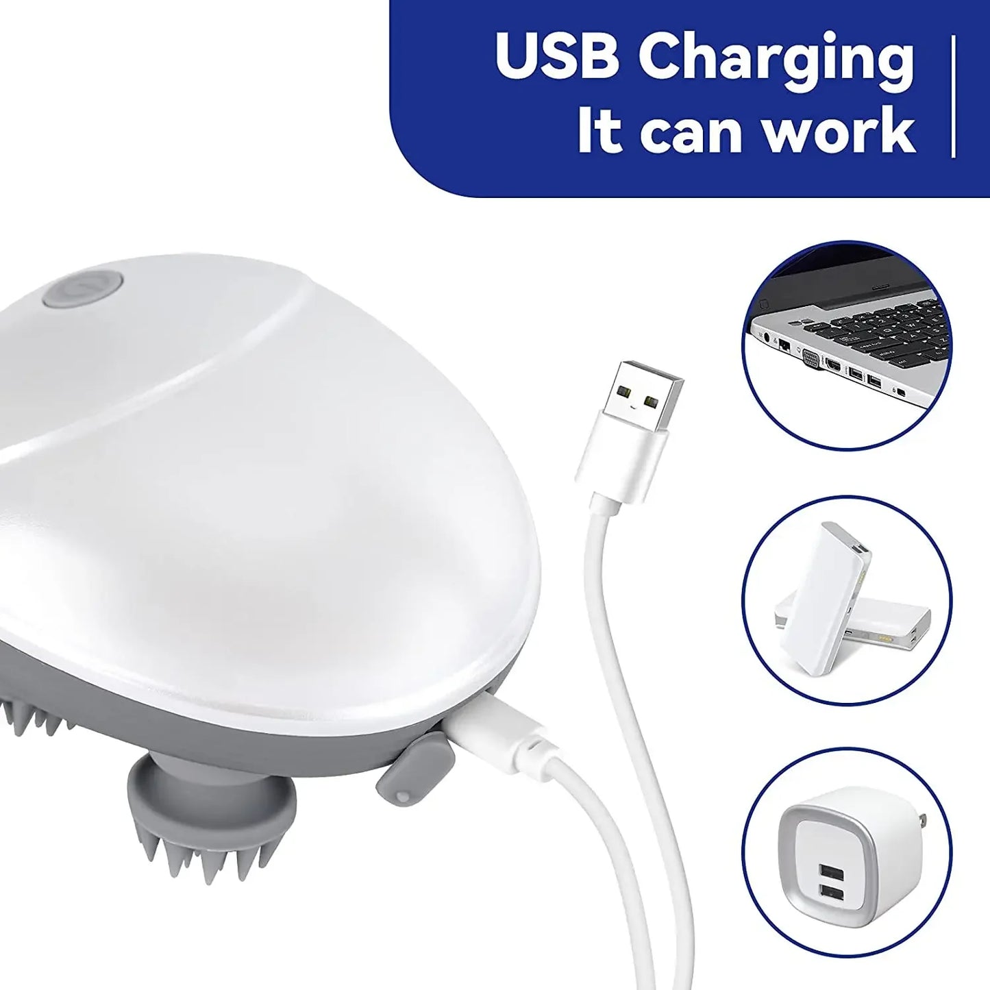 Electric Pet Head & Back Massager – Tension Relief