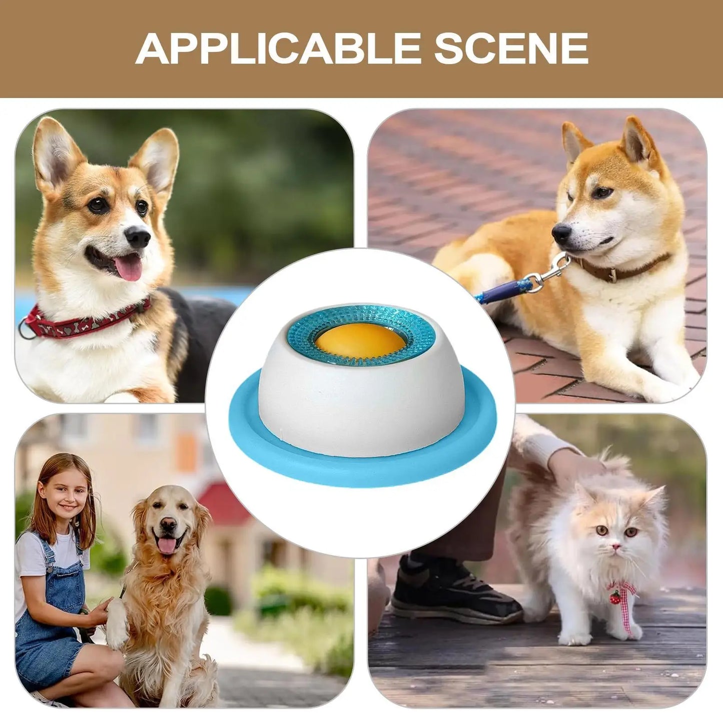 NEW Anti-boring toys Pet Feeding Supplies Dog Puzzle Treat Toy Slow Feeder, Bored Puppy Toys for Healthy Eating & Food Crate Use