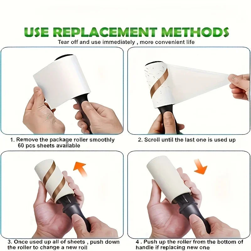 Ultra-Sticky Pet Fur Lint Roller – Furniture & Clothing