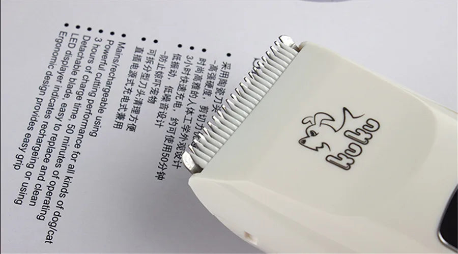 Professional Pet Hair Clipper & Grooming Kit