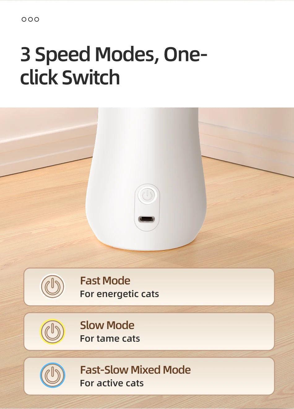 Auto Laser Cat Toy – Handheld Smart LED Teaser