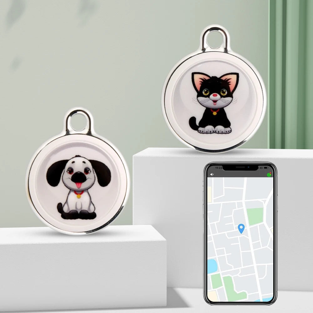 Bluetooth GPS Pet Tracker – Real-Time Locator for Dogs & Cats