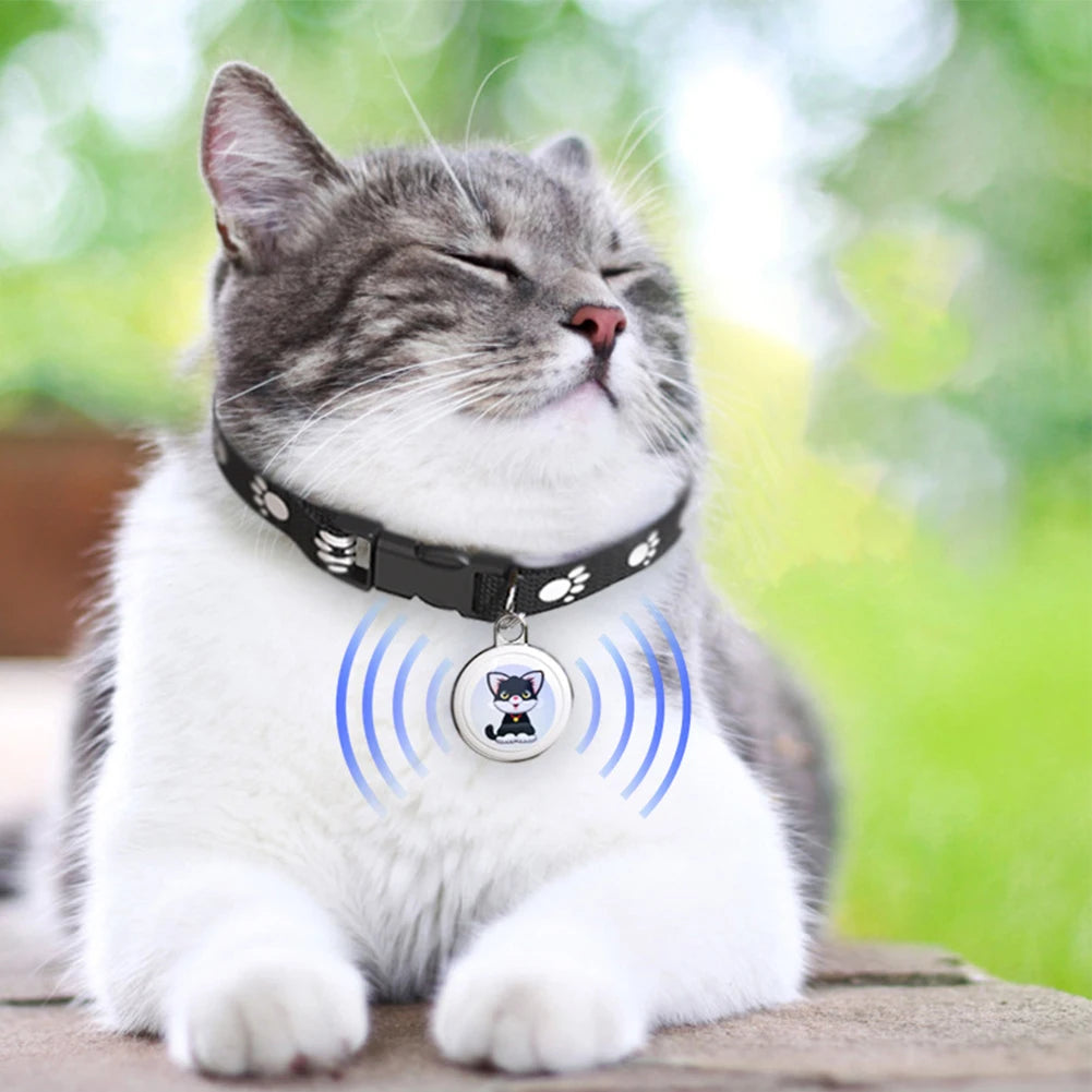 Bluetooth GPS Pet Tracker – Real-Time Locator for Dogs & Cats