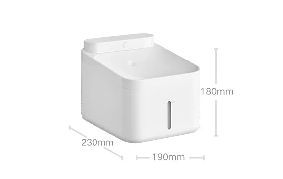 Xiaomi Mijia Smart Pet Drinking Fountain 2 from Waggy Tail, 3L wireless auto-sensing water dispenser for cats and dogs, with flowing water.