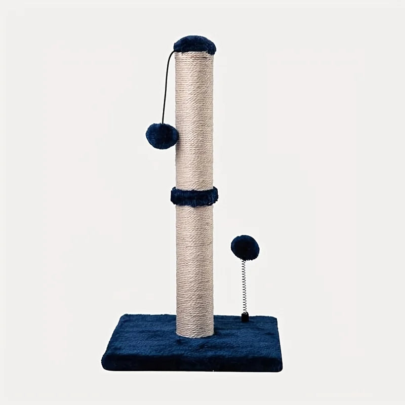 34-Inch Sisal Cat Scratching Post with Hanging Ball