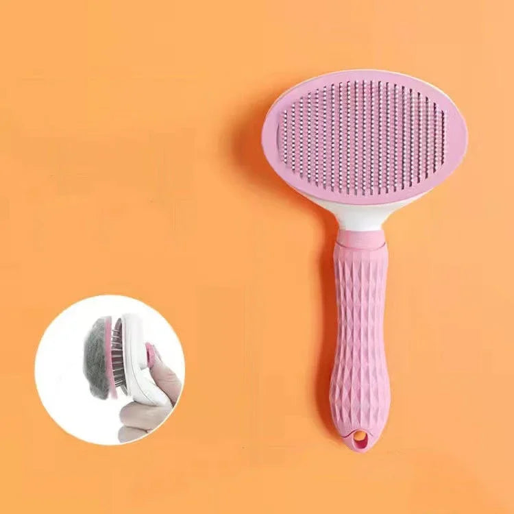 Pet Deshedding Comb – Removes Loose Hair for Cats & Dogs