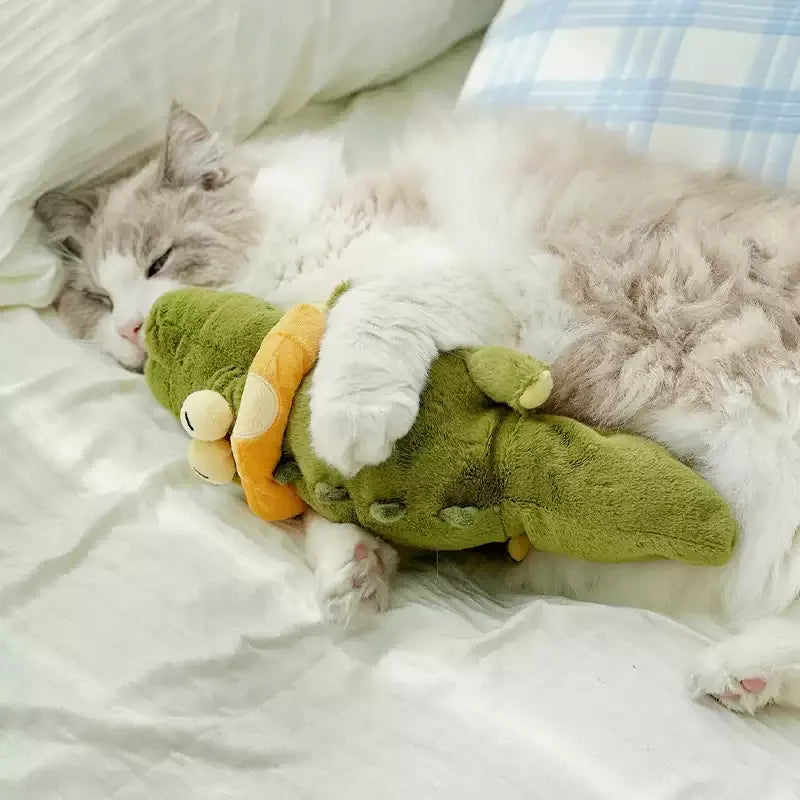 Auto-Flapping Plush Squeaky Dog Toy – Self-Play