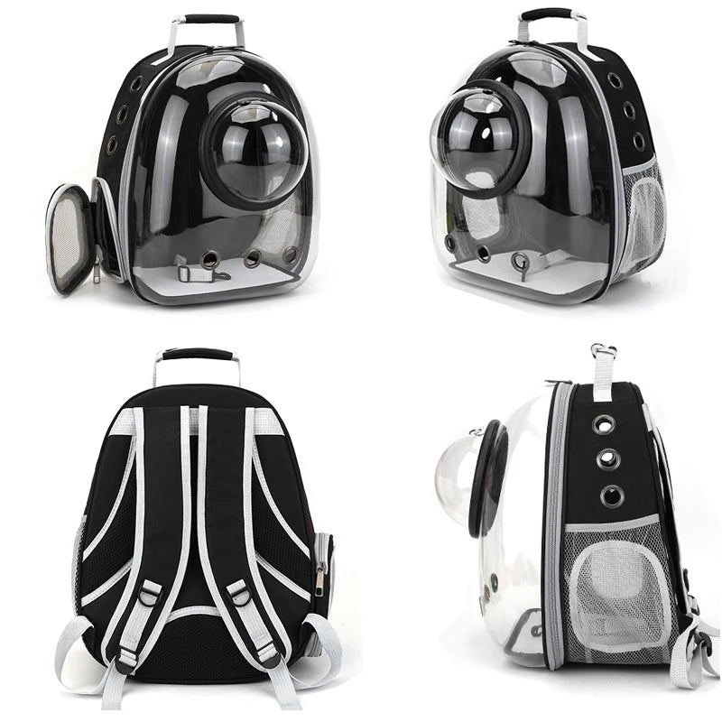 Space Capsule Transparent Pet Carrier Backpack
