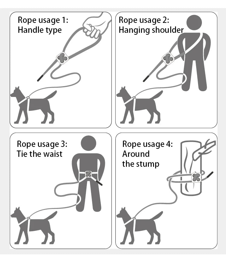 Reflective Dog Harness & Leash Set – Adjustable Vest
