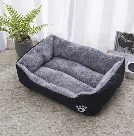 Classic Soft Cotton Pet Bed – Breathable, All Sizes