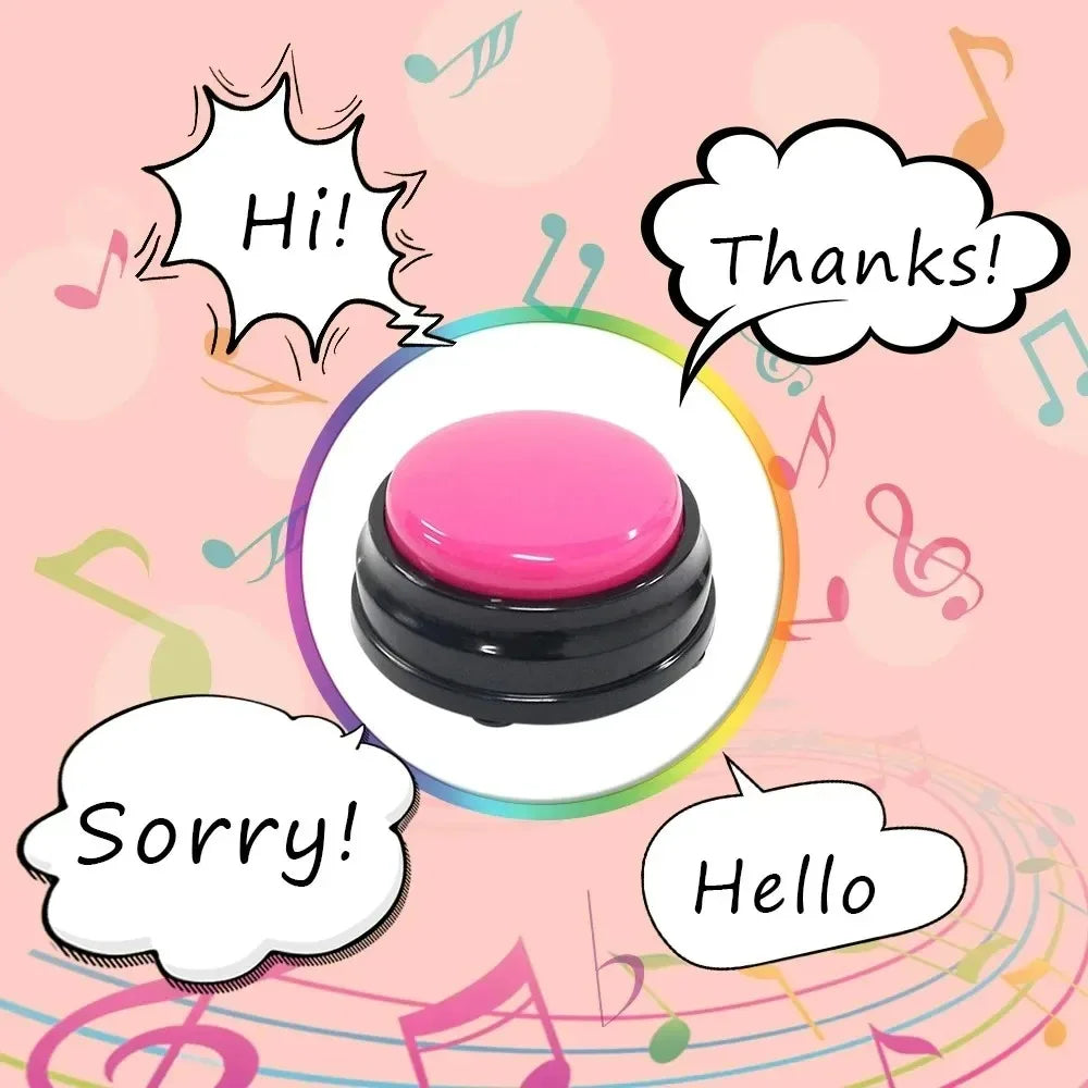 Dog Communication Buttons – Voice Recording Training Buzzer