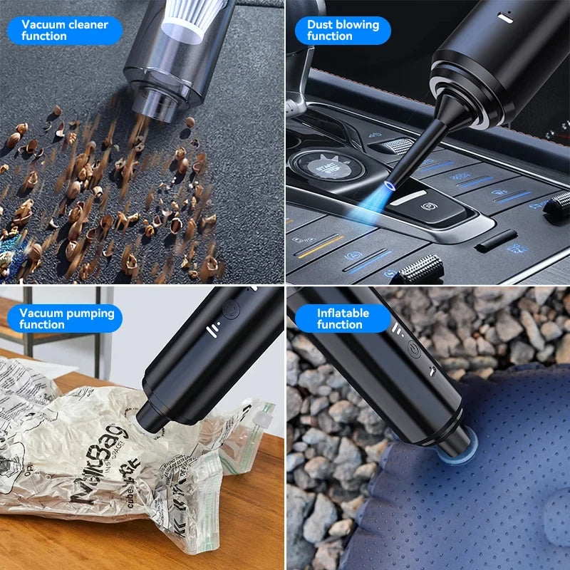 Cordless Pet Hair Vacuum – Powerful Suction for Car & Home