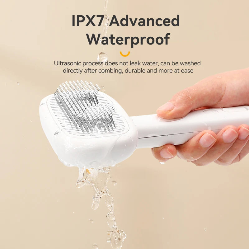 Electric Spray Pet Grooming Brush – Water Mist, Hair Removal