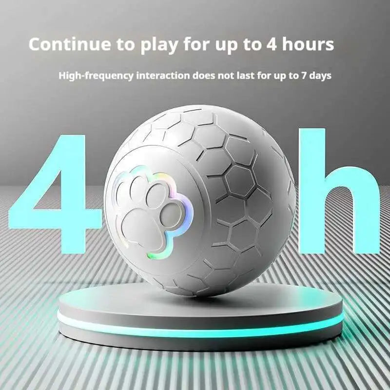 Smart Interactive Dog Toy Ball – RGB, USB Rechargeable