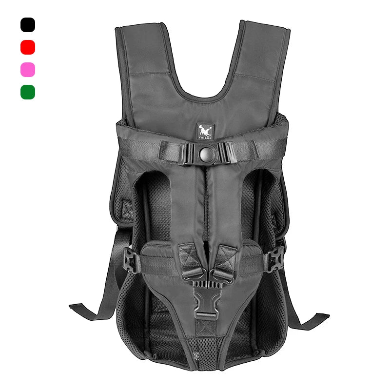Breathable Double-Shoulder Dog & Cat Carrier Backpack